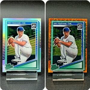 2025 Trey Yesavage Optic Orange Velocity RC's Toronto Blue Jays Top Prospect
